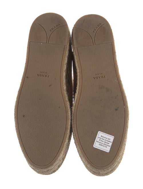 Prada Leather Espadrilles
