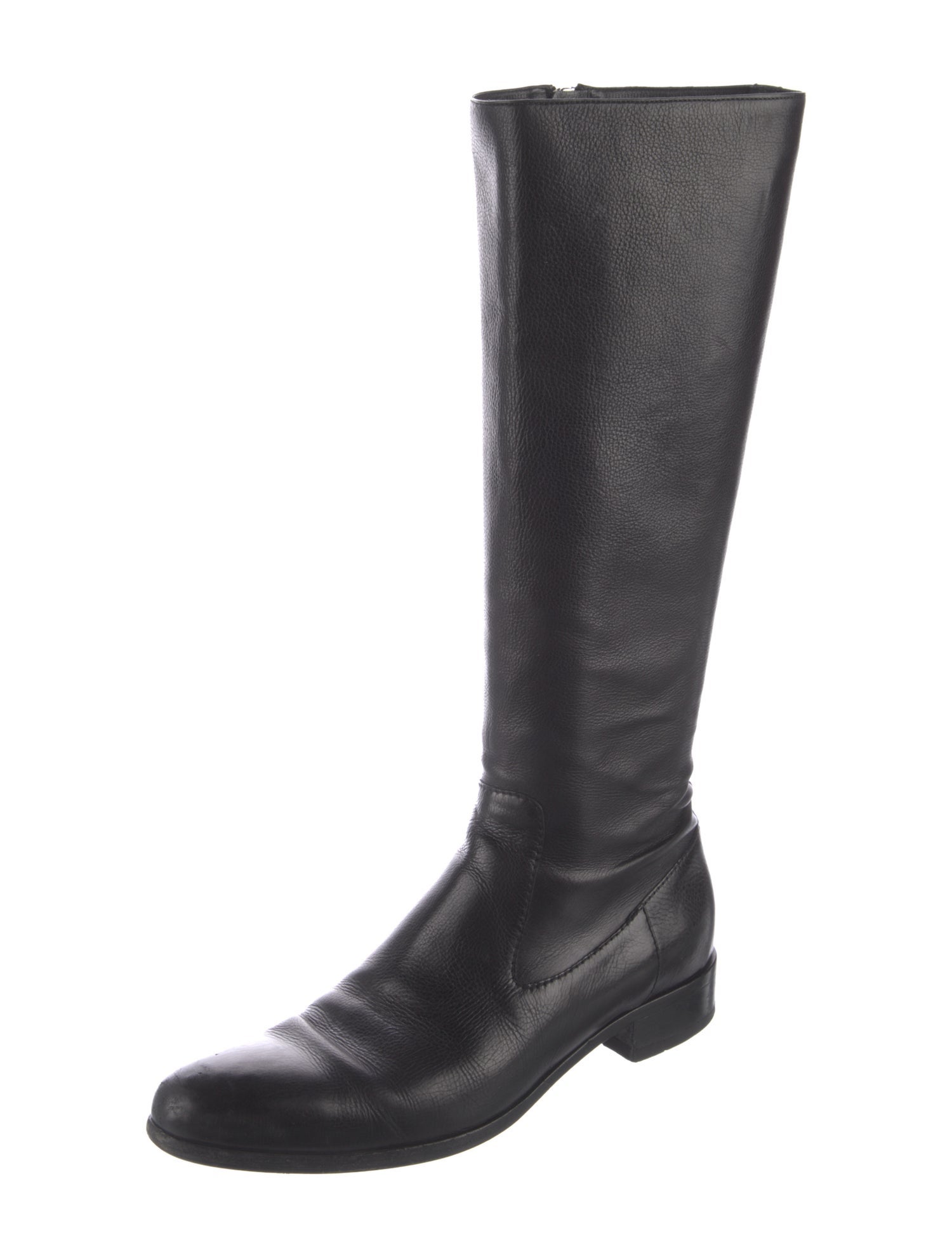 Prada Leather Riding Boots