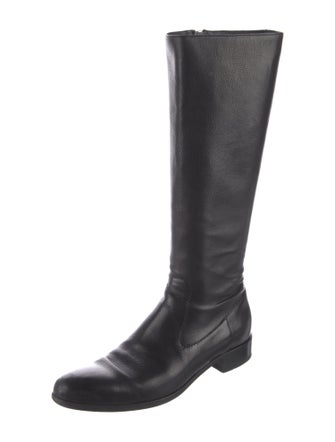 Prada Leather Riding Boots