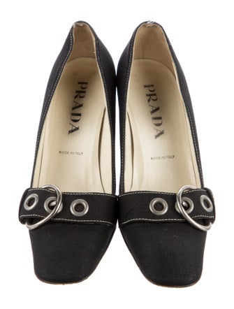 Prada Canvas Pumps