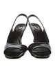 Prada Patent Leather Slingback Sandals