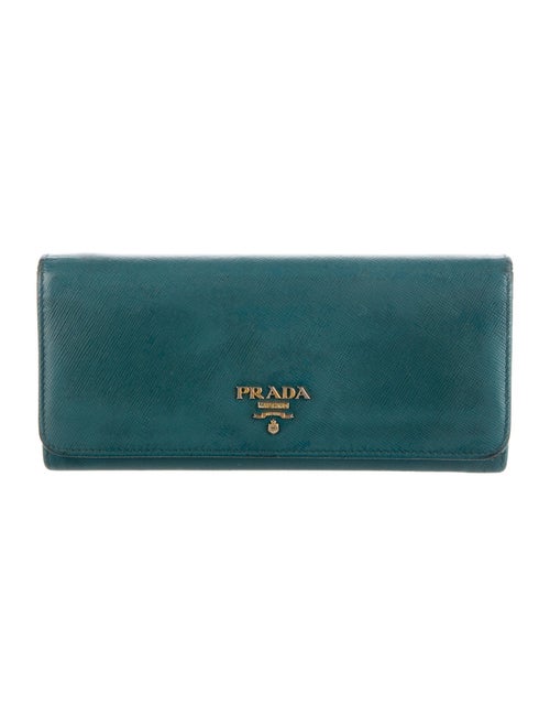 Prada Saffiano Leather Continental Wallet