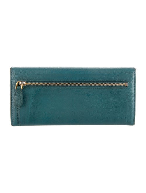 Prada Saffiano Leather Continental Wallet