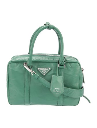 Prada Leather Top Handle Bag