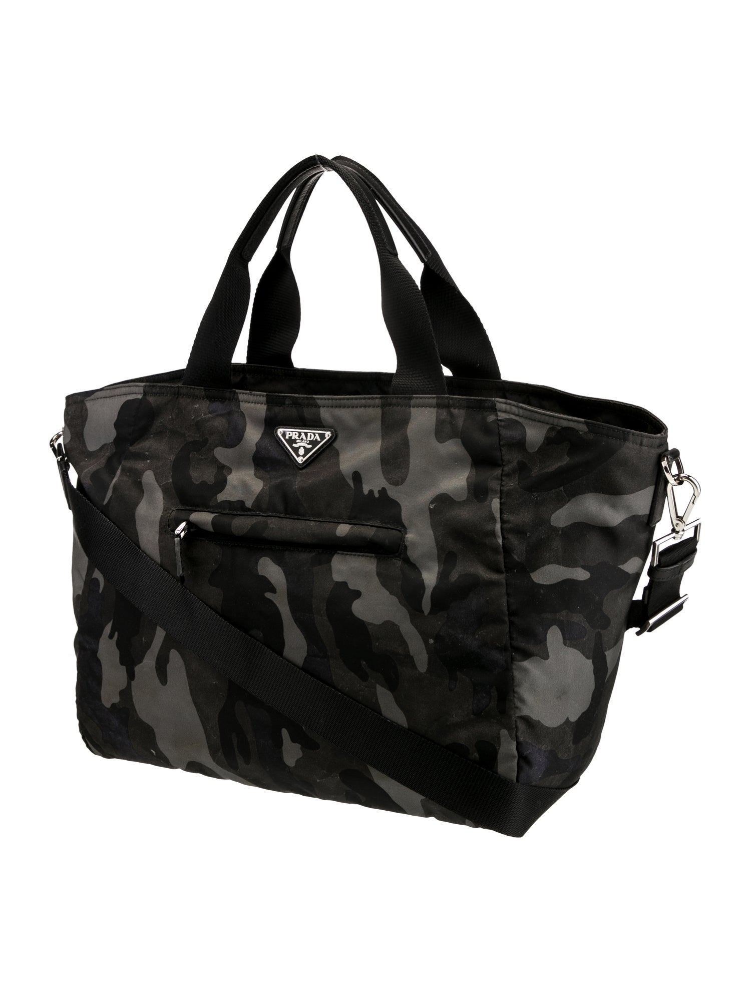 Prada Tessuto Nylon Weekender Bag