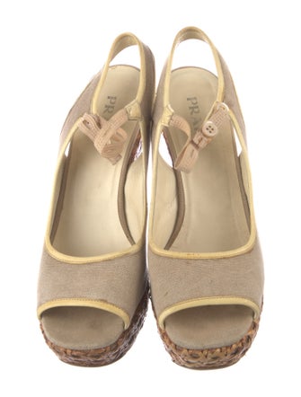 Prada Leather Espadrilles