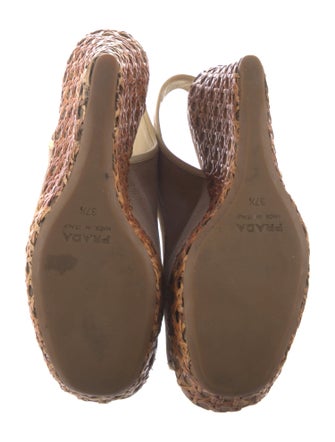 Prada Leather Espadrilles