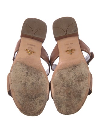 Prada Leather Slides