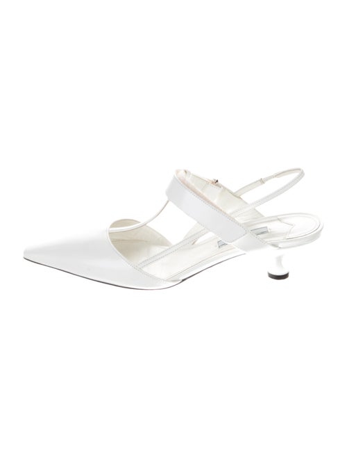 Prada Leather T-Strap Pumps