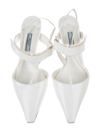 Prada Leather T-Strap Pumps