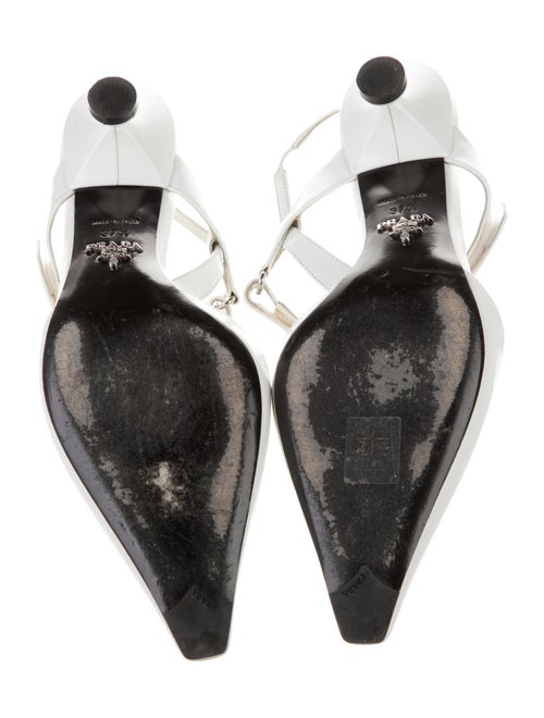 Prada Leather T-Strap Pumps