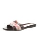 Prada Leather Printed Slides