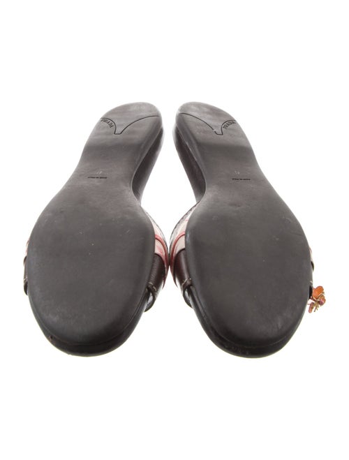Prada Leather Printed Slides
