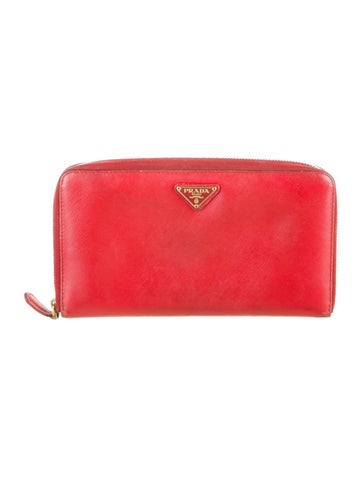 Prada Wallets Saffiano Lux Leather Wallet