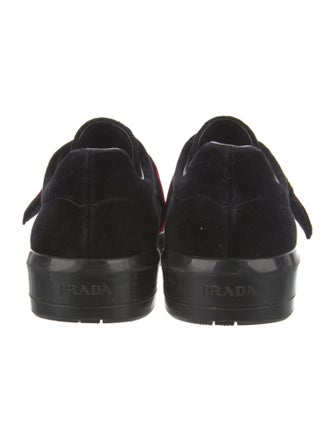 Prada Velvet Sneakers