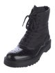 Prada Leather Combat Boots