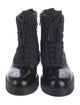 Prada Leather Combat Boots