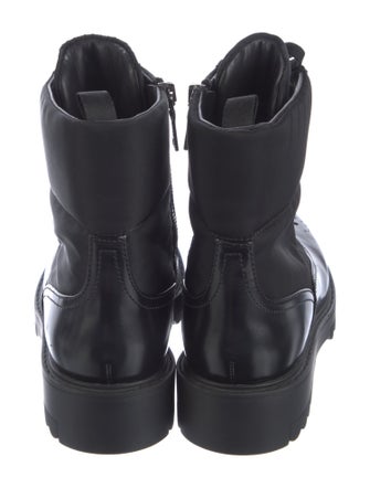 Prada Leather Combat Boots