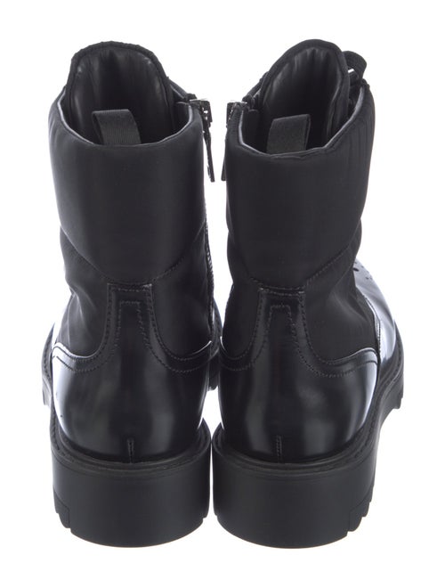 Prada Leather Combat Boots