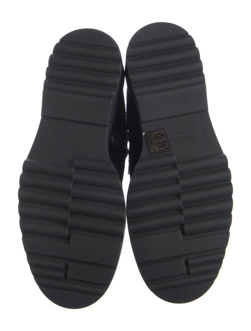 Prada Leather Combat Boots