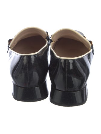 Prada Patent Leather Striped Pumps