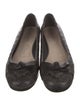 Prada Leather Animal Print Flats