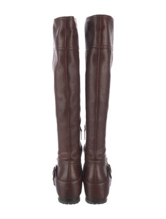 Prada Leather Riding Boots