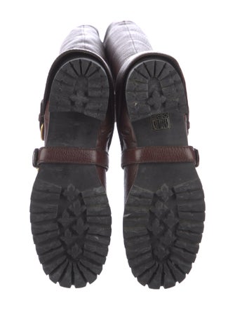 Prada Leather Riding Boots