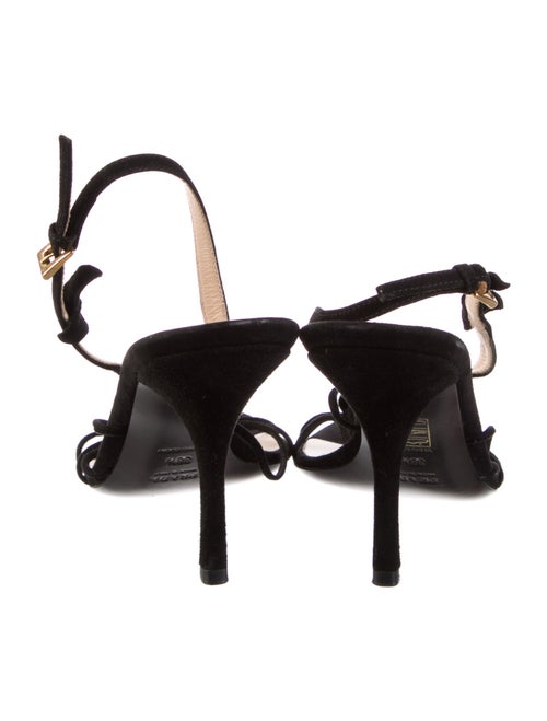 Prada Suede Slingback Sandals