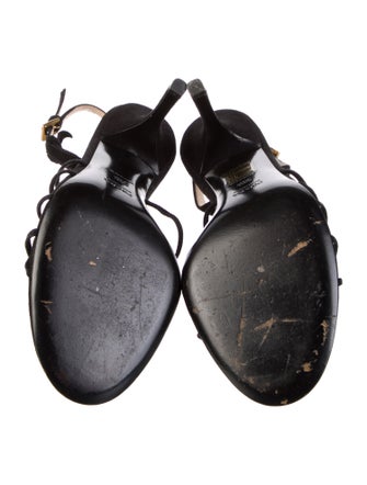 Prada Suede Slingback Sandals