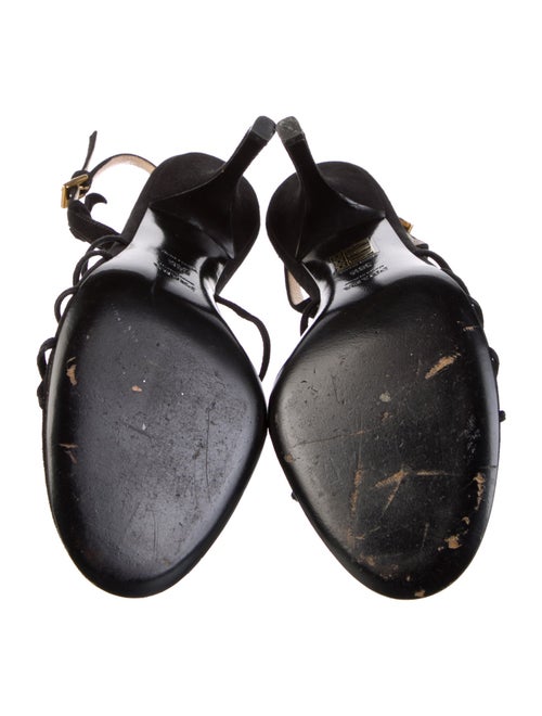 Prada Suede Slingback Sandals