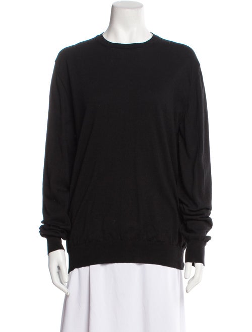 Prada Virgin Wool Crew Neck Sweater