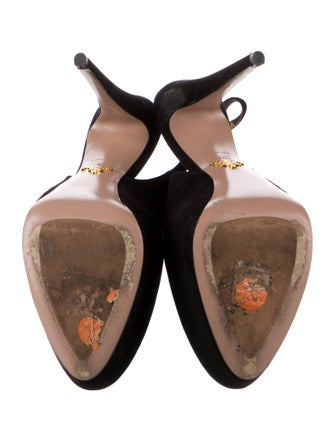 Prada Suede Slingback Pumps