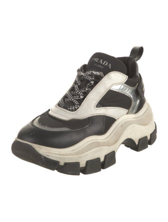 Prada Leather Chunky Sneakers