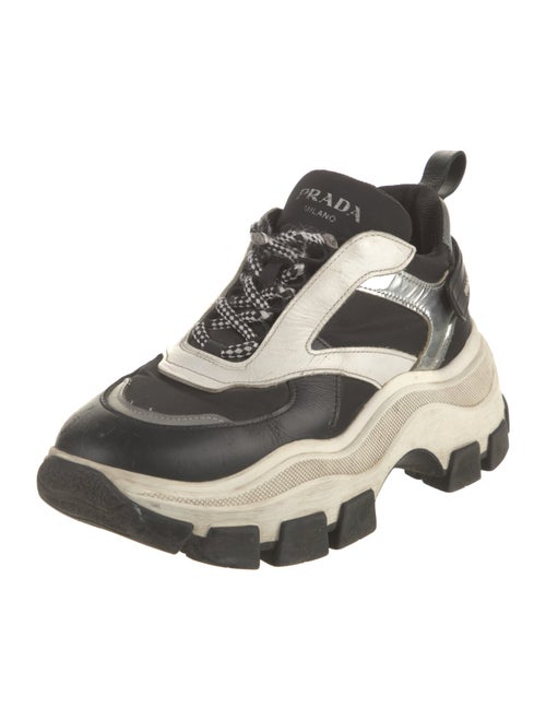 Prada Leather Chunky Sneakers