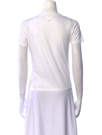 Prada Crew Neck Short Sleeve T-Shirt