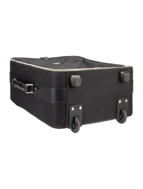 Prada Saffiano-Trimmed Tessuto Rolling Suitcase