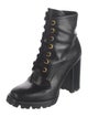Prada Leather Combat Boots