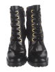 Prada Leather Combat Boots
