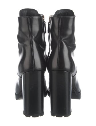Prada Leather Combat Boots