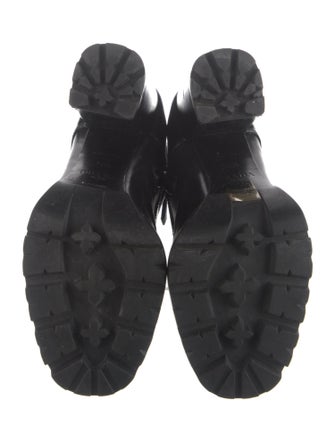 Prada Leather Combat Boots
