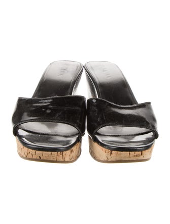 Prada Patent Leather Slides