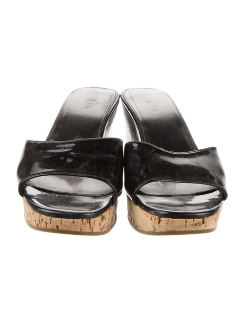 Prada Patent Leather Slides