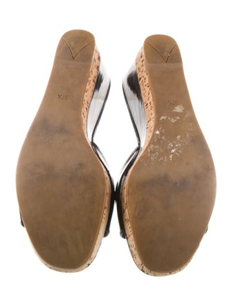 Prada Patent Leather Slides