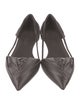 Prada Satin D'Orsay Flats