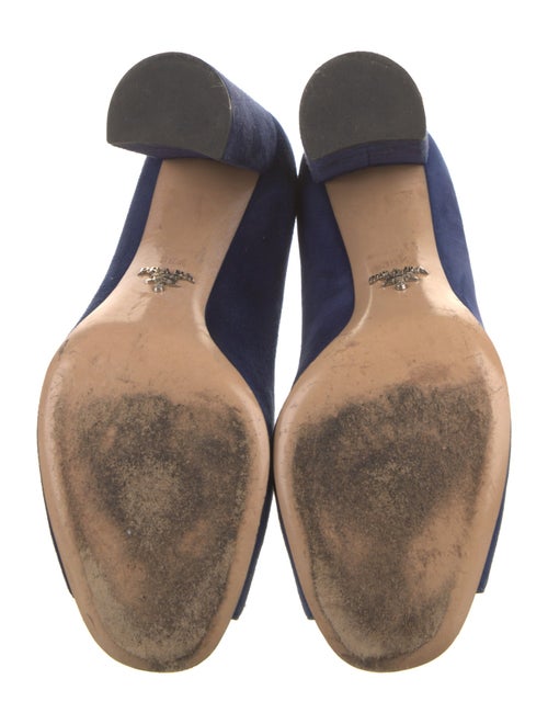 Prada Suede Printed Pumps