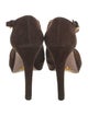 Prada Suede T-Strap Pumps