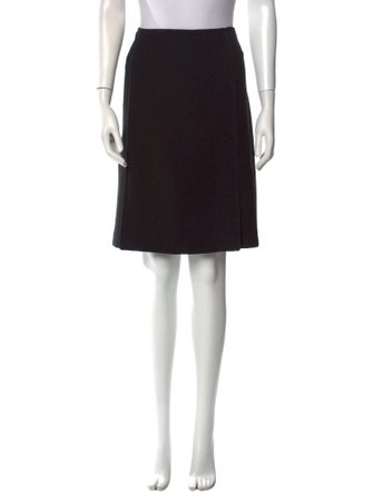 Prada Virgin Wool Knee-Length Skirt