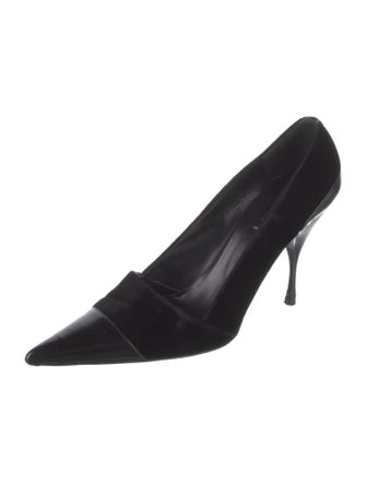 Prada Velvet Pumps