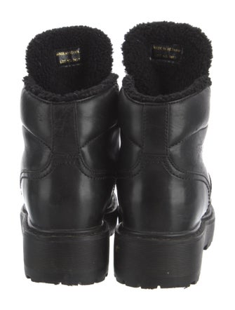 Prada Leather Combat Boots